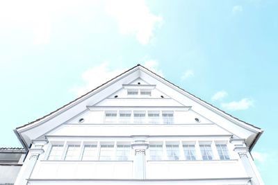 Low angle view of building against sky