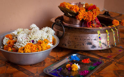 Close-up of potted plant on table