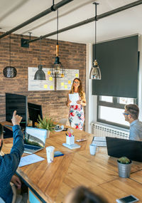 Group of people at home