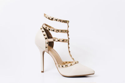 Close-up of paper over white background