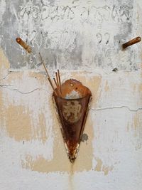 Close-up of rusty metal