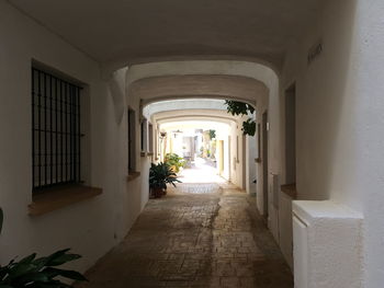 Corridor of building