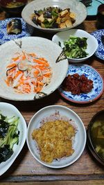 Close-up of salad in plate