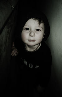 Portrait of cute boy