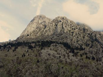 Scenic view of mountain against sky