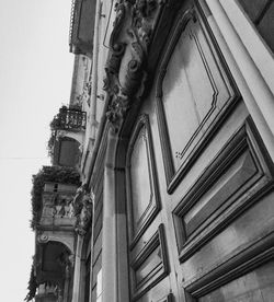 Low angle view of ornate building against sky