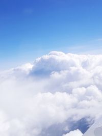 Low angle view of clouds in sky