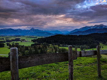 Scenic view of landscape against sky