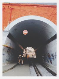 Railroad station platform