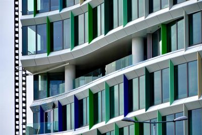 Low angle view of modern building