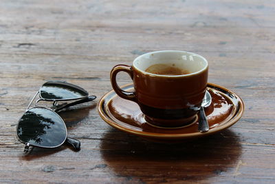 Close-up of drink on table