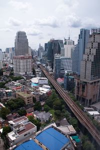 Cityscape against sky