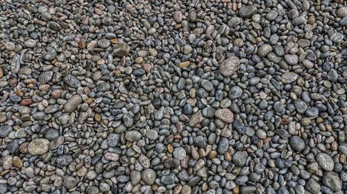 Full frame shot of pebbles