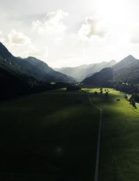 Scenic view of landscape against sky