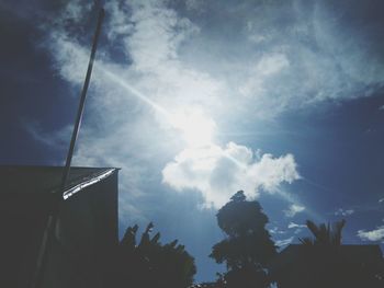 Low angle view of building against sky