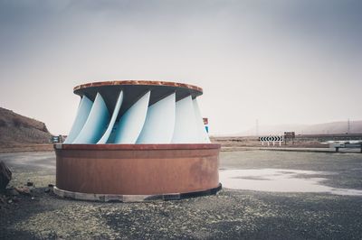 Built structure against clear sky