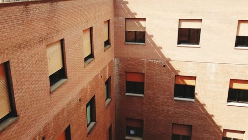 Low angle view of residential building