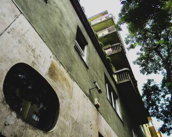 Low angle view of building against sky