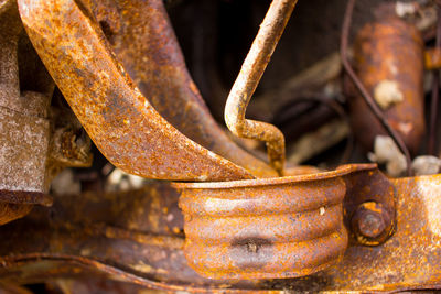 Close-up of rusty metal