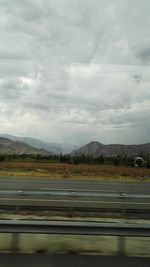 Scenic view of road against sky