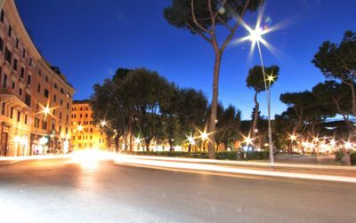 City street at night