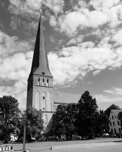 Low angle view of church
