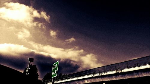 Low angle view of cloudy sky