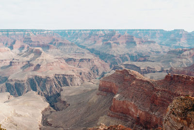 View of rock formations