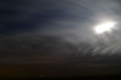 Low angle view of cloudy sky