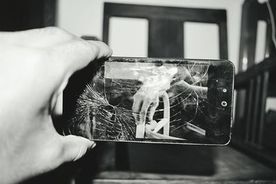 Close-up of human hand