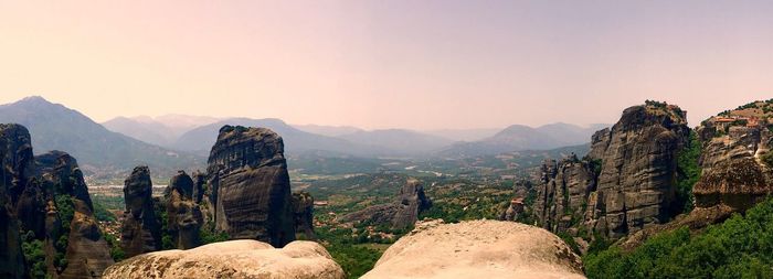 Panoramic view of landscape against sky