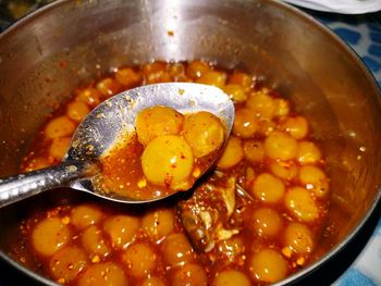 Close-up of food in bowl