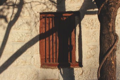 Shadow of people on wall