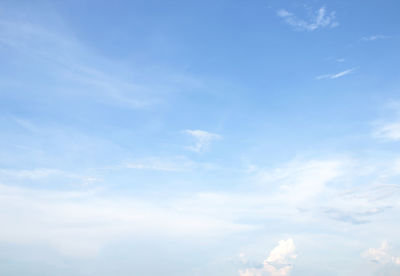 Low angle view of clouds in sky
