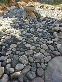 Stones on rocks