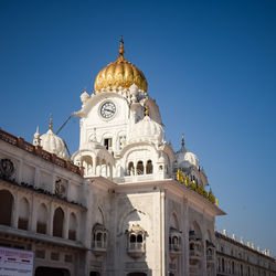 View of details of architecture inside golden temple - harmandir sahib in amritsar, punjab, india