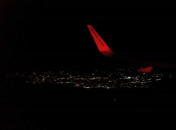 View of illuminated cityscape at night