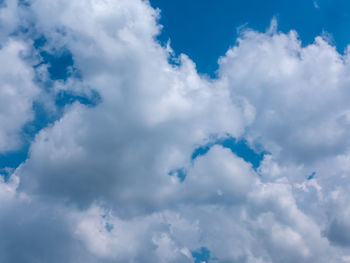 Low angle view of clouds in sky