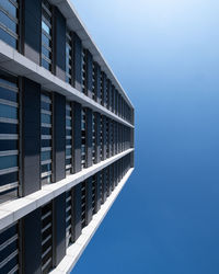 Low angle view of building against clear sky