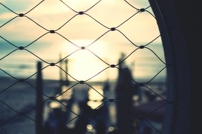 Full frame shot of chainlink fence