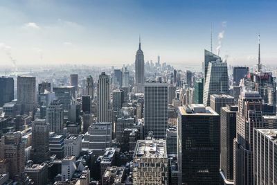 City skyline against sky