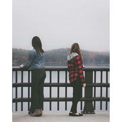 Full length of woman standing in park