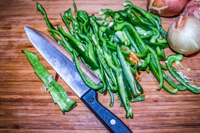 Close-up of vegetables on table