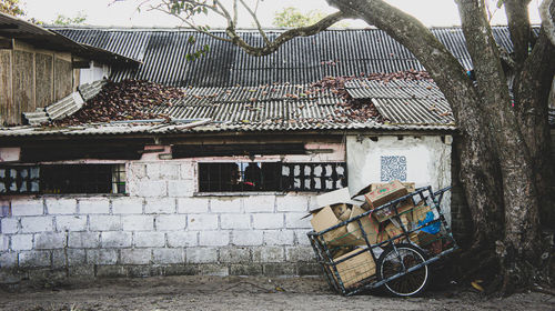 View of abandoned building