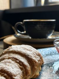 Close-up of cookies on table