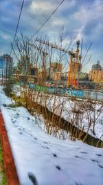 Snow covered landscape