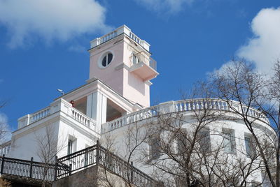 Low angle view of building against sky