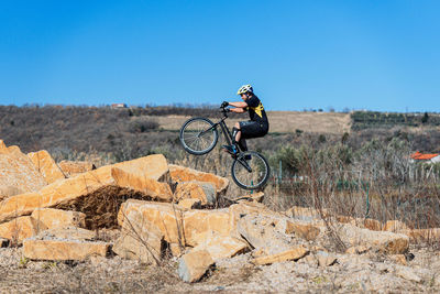 mountain biking