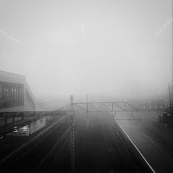 Road in foggy weather