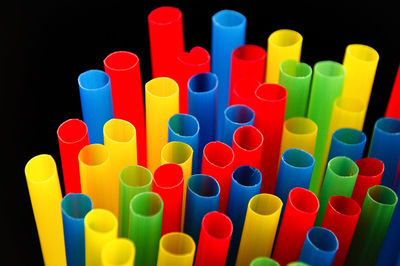 Close-up of multi colored pencils